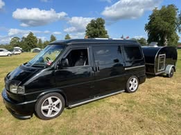 Black Volkswagen T4