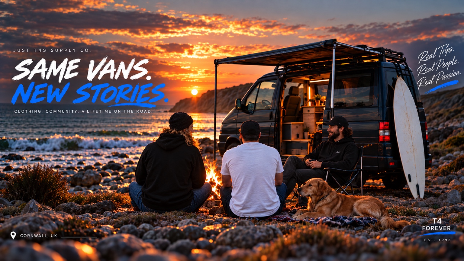 Same vans. New stories. Clothing, community and a lifetime on the road.
