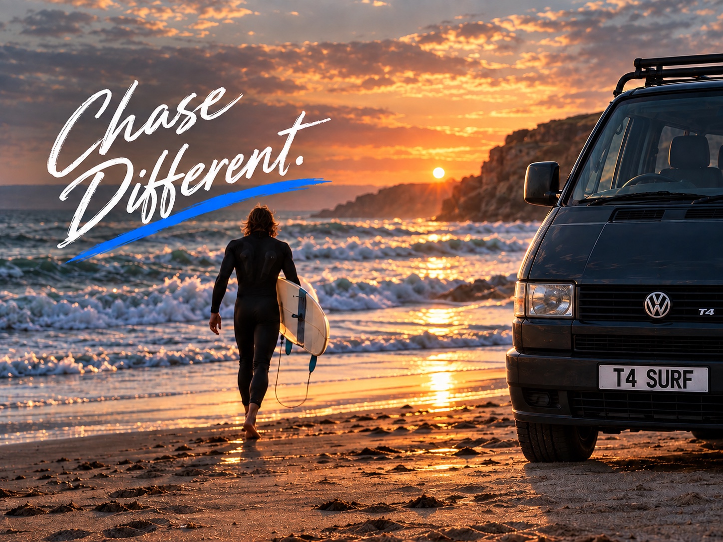 Chase Different: T4 beside the surf