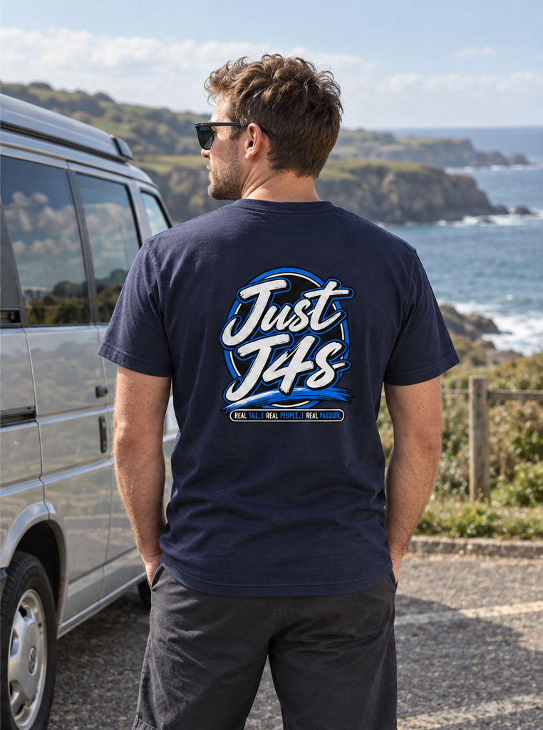 Just T4s Core T-shirt back mockup