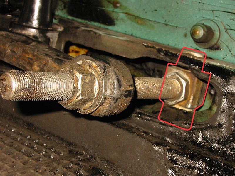 Volkswagen T4 front torsion bar adjuster and support lever